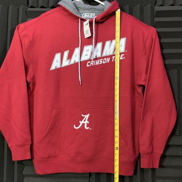 E5 ALABAMA CRIMSON TIDE NCAA FLEECE PULLOVER HOODIE Size Large Brand New - Picture 5 of 6